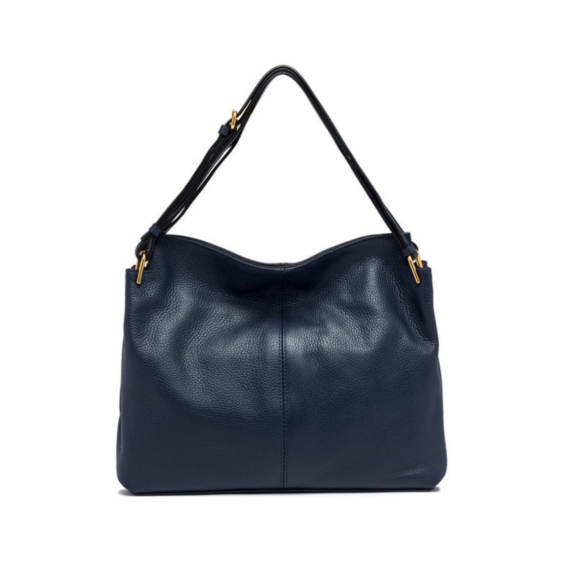 Gianni Chiarini Leila Bag In Navy Blue Grained Leather