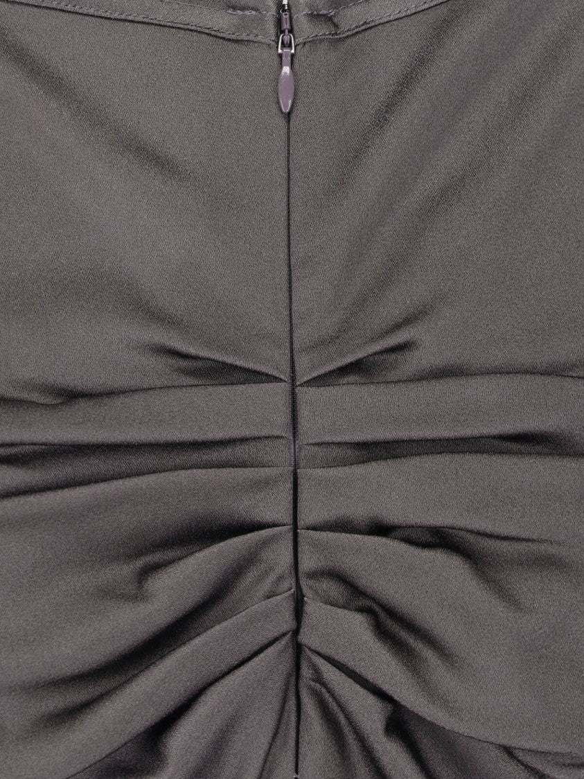Victoria Beckham Asymmetrical Skirt With Gathered Details