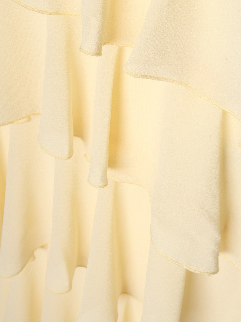 Elisabetta Franchi Deep V-Neck Evening Dress