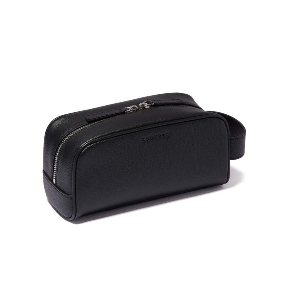 Roderer Award Mini Wash Bag - Italian Leather Black