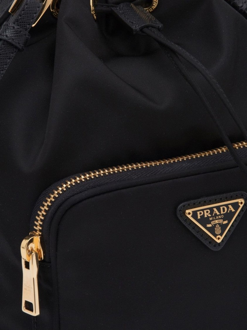 Prada Duet Re-Nylon Bucket Bag