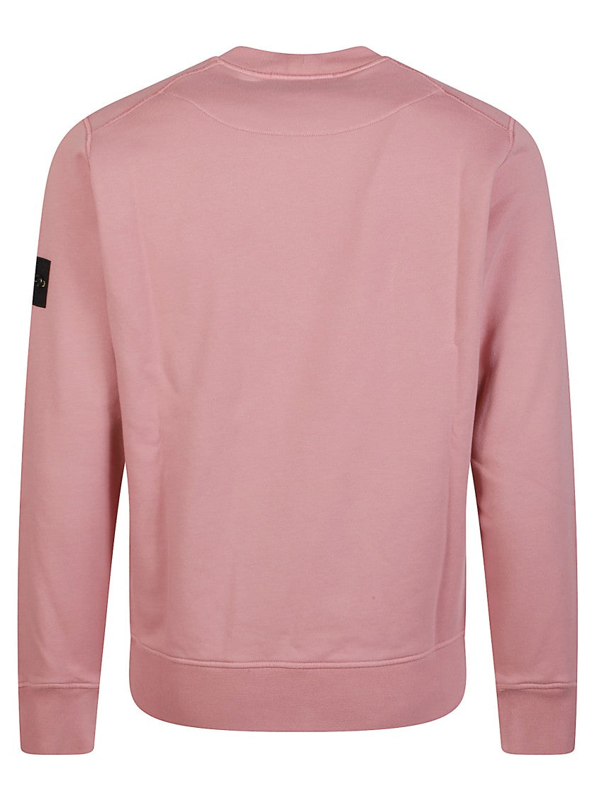 Stone Island Basic Logo Cotton Sweatshirt