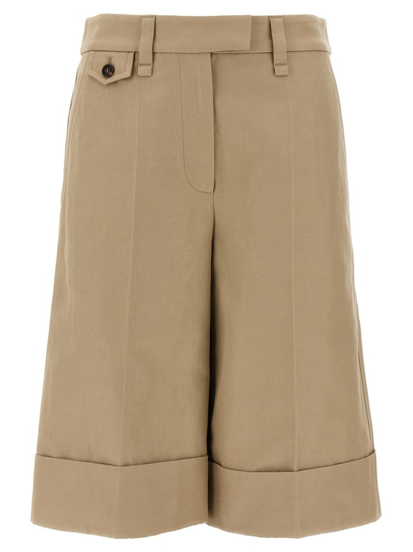 Brunello Cucinelli Turn-Up Bermuda Shorts