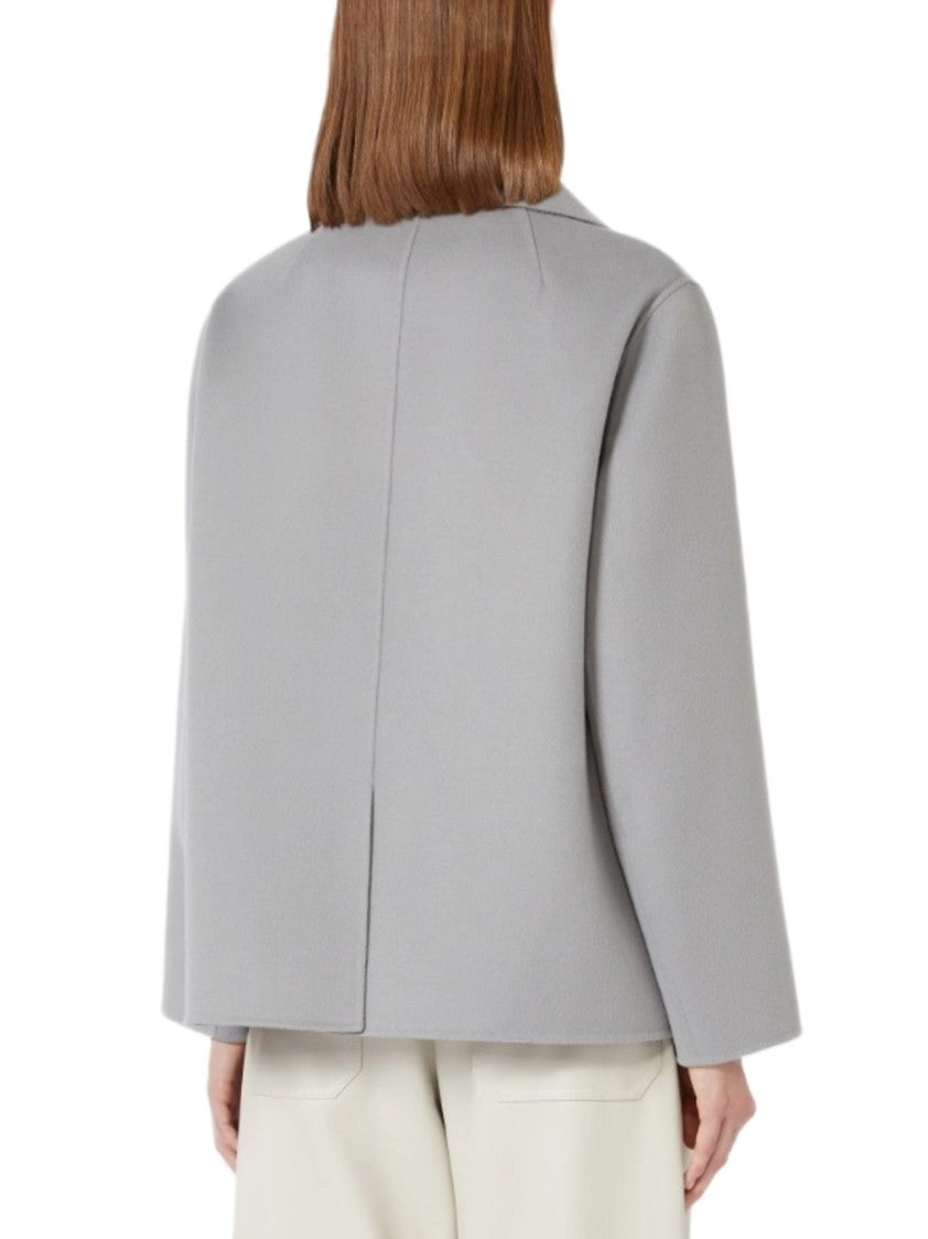 Max Mara Double-Breasted Boxy Jacket With Metallic Buttons