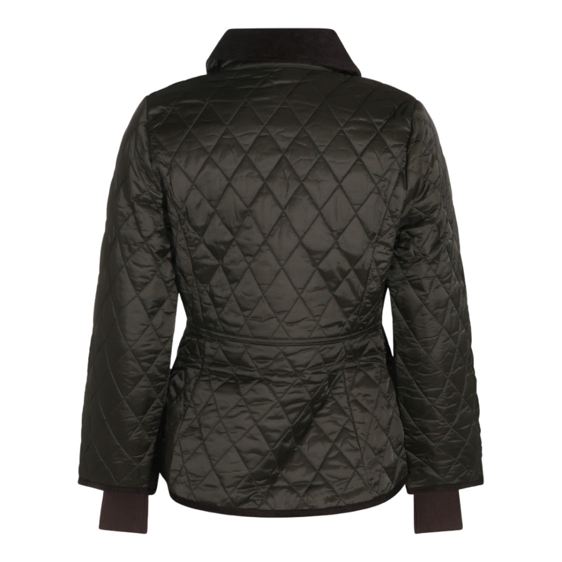 Barbour Diamond Quilted Corduroy Collar Coat