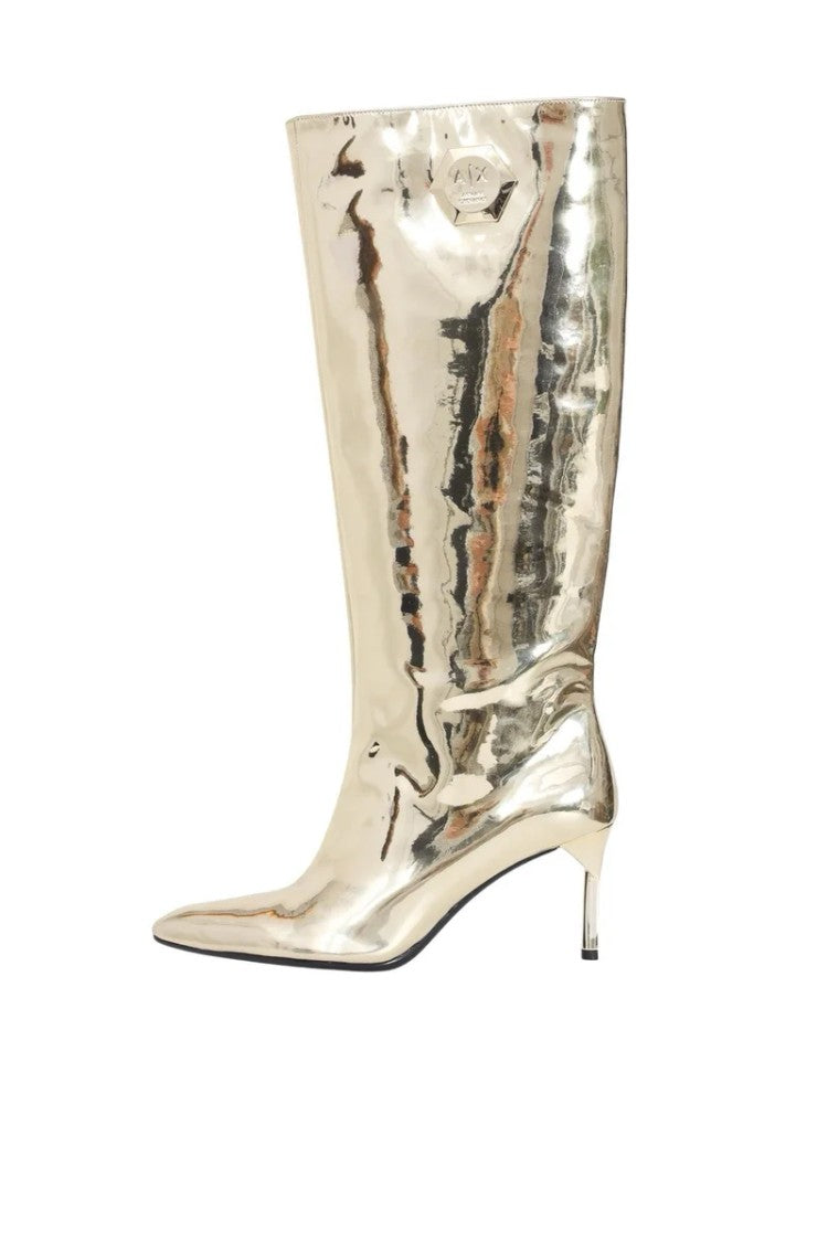 Armani Exchange Patent Boot - Gold