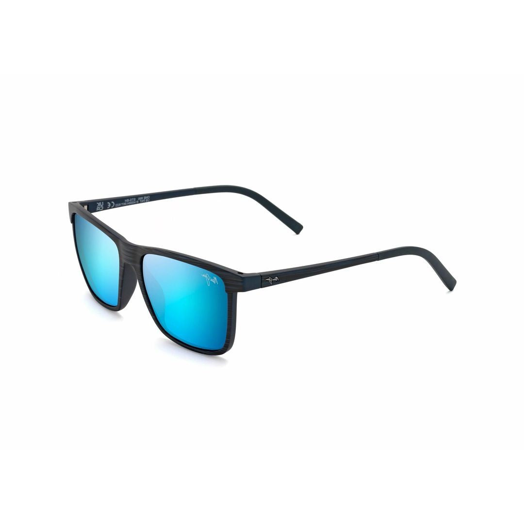 Maui Jim One Way Rectangular Frame Sunglasses With Textured Pattern