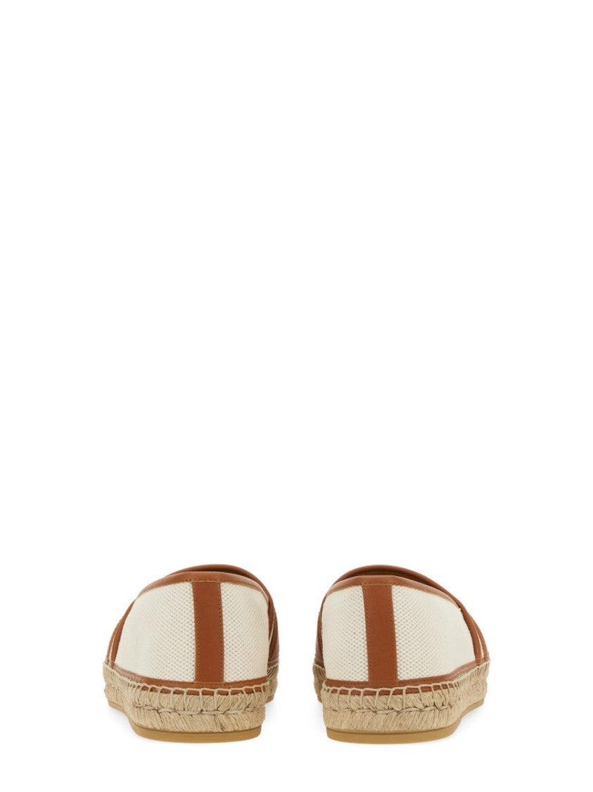 Gucci Espadrilles With Cross Gg Pattern And Textured Sole