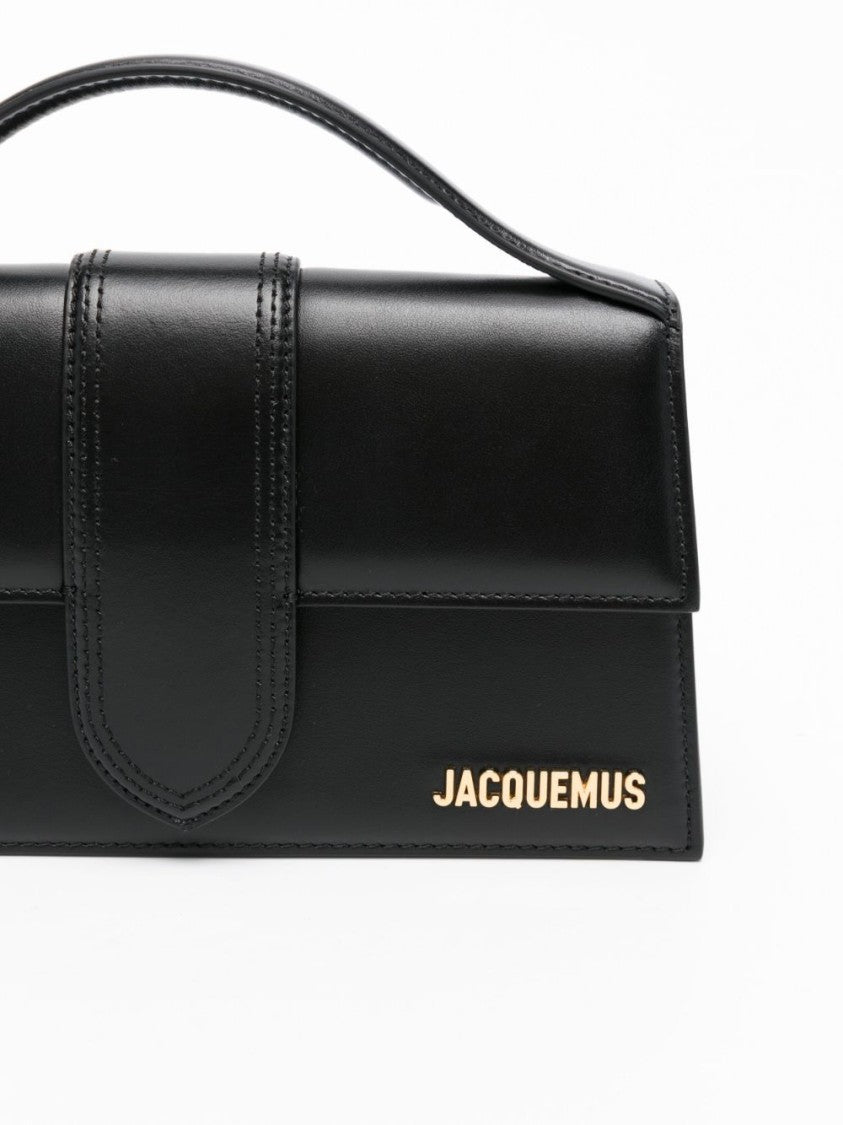 Jacquemus Structured Silk-Blend Flap Handbag