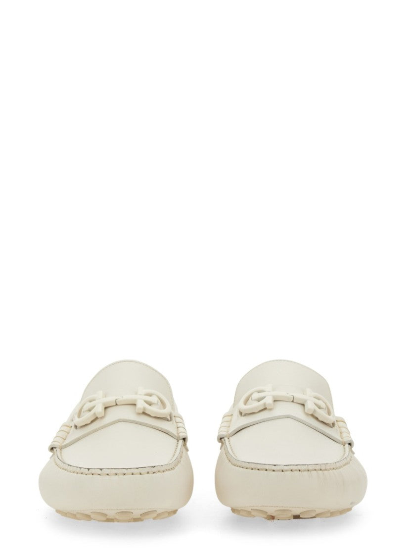 Ferragamo Moccasin With Gancini Ornament