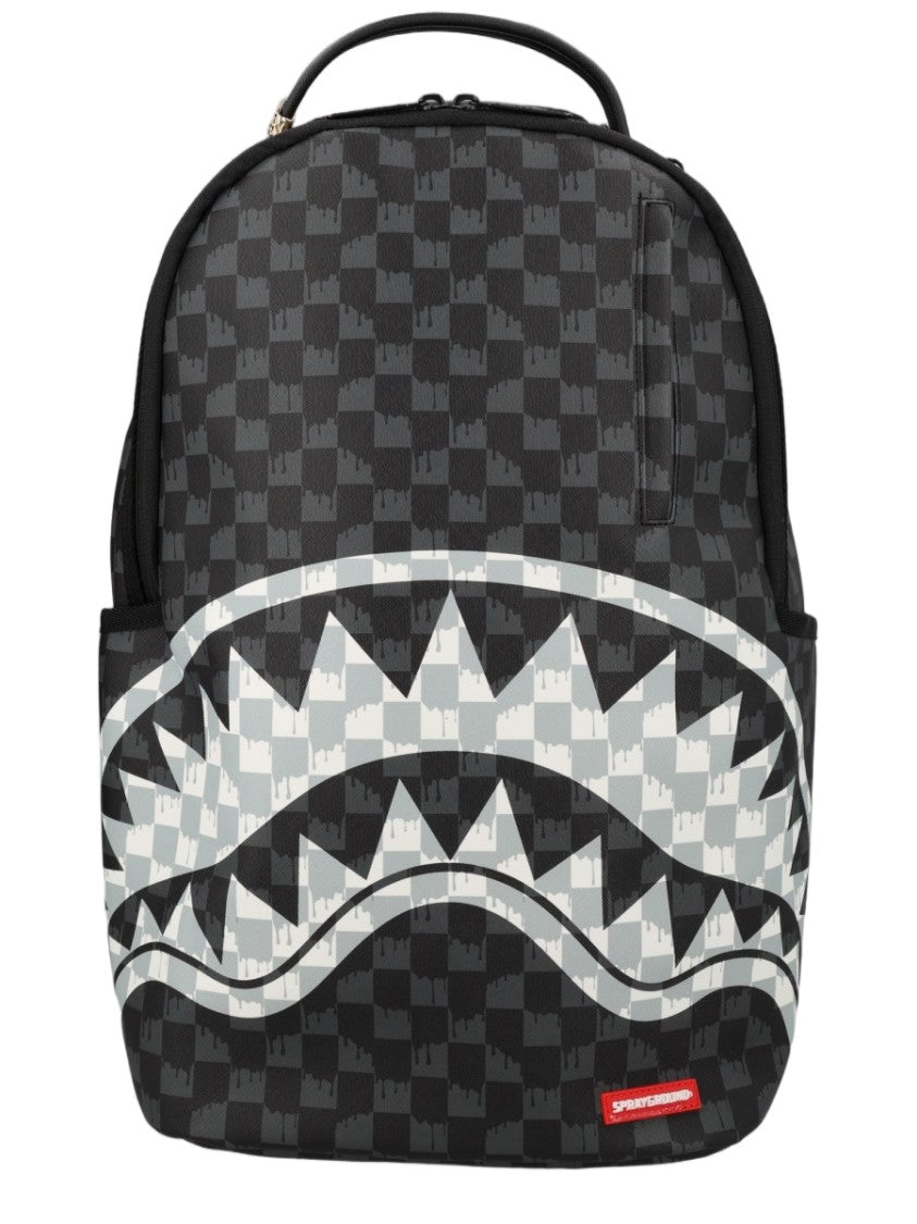 Sprayground Multicolour Checkered Shark Tooth Graphic Pvc Backpack
