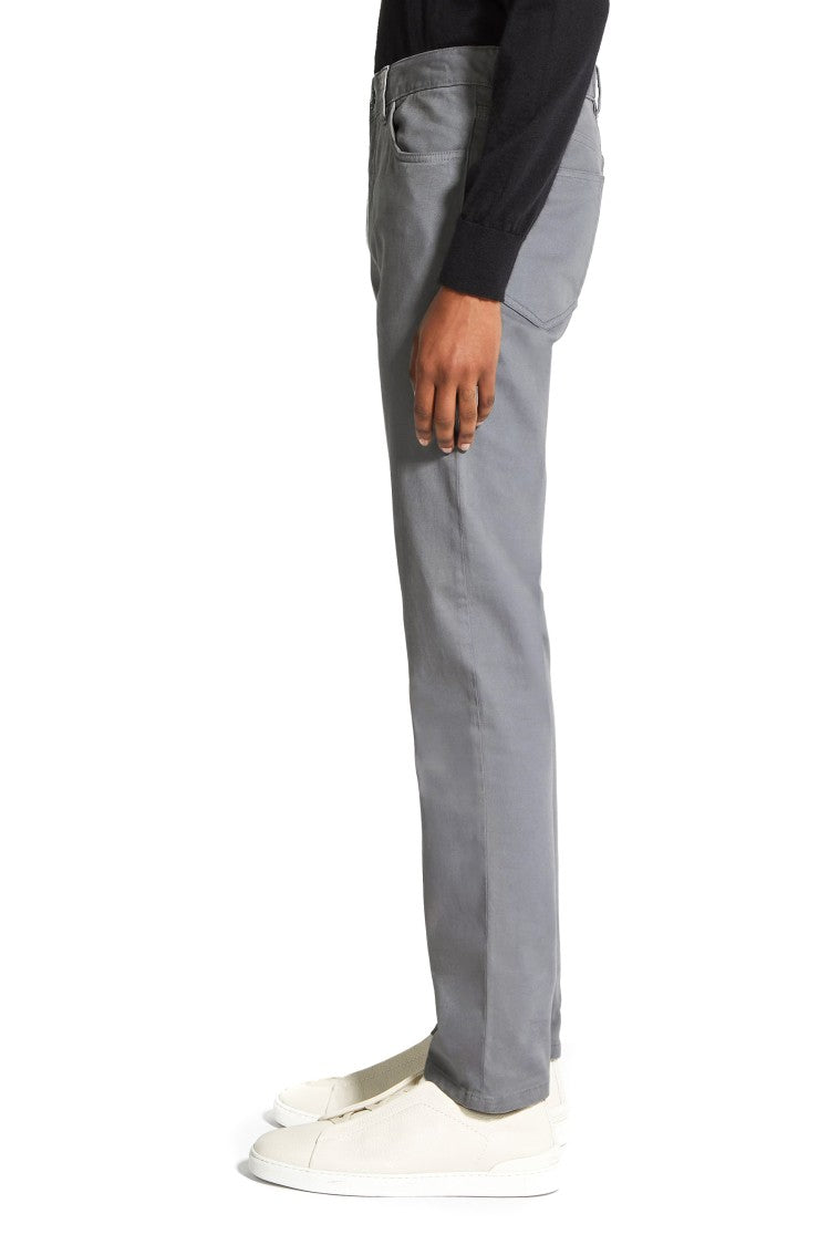 Zegna Roccia Light Grey Comfort Jeans