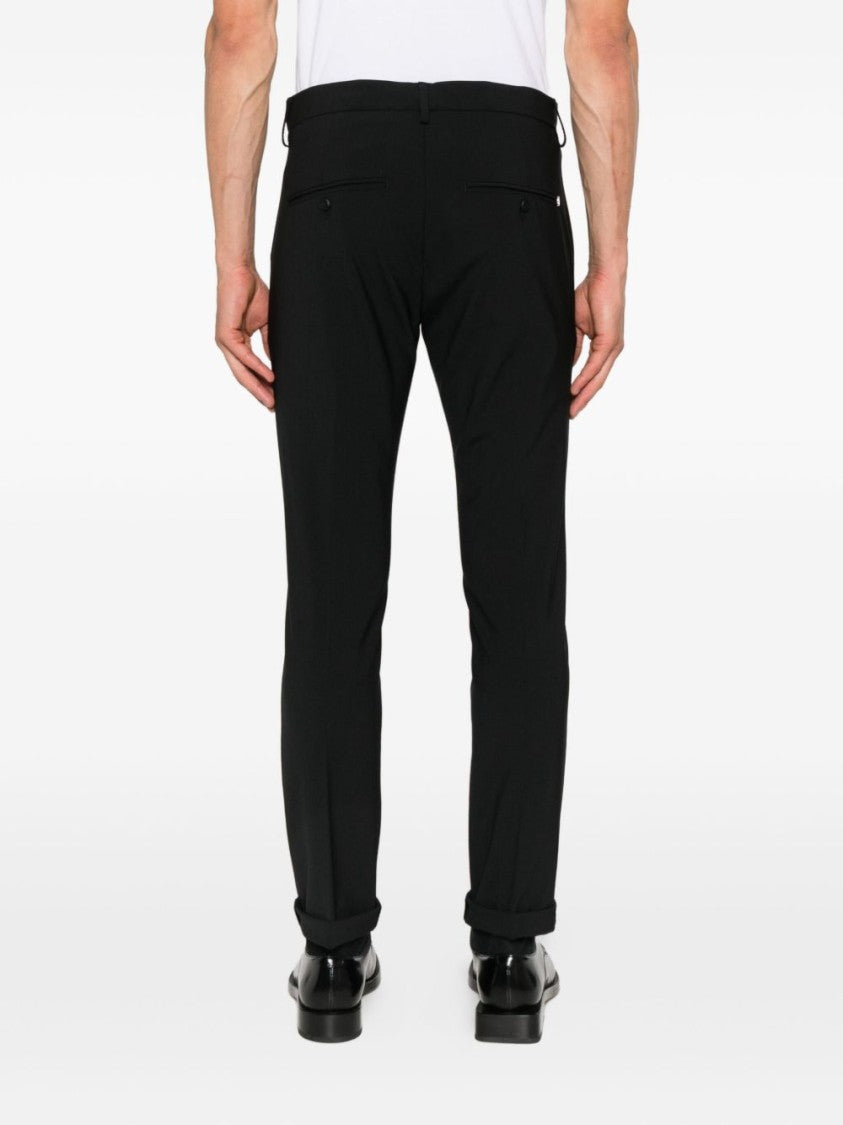 Dondup Tailored-Fit Black Jeans