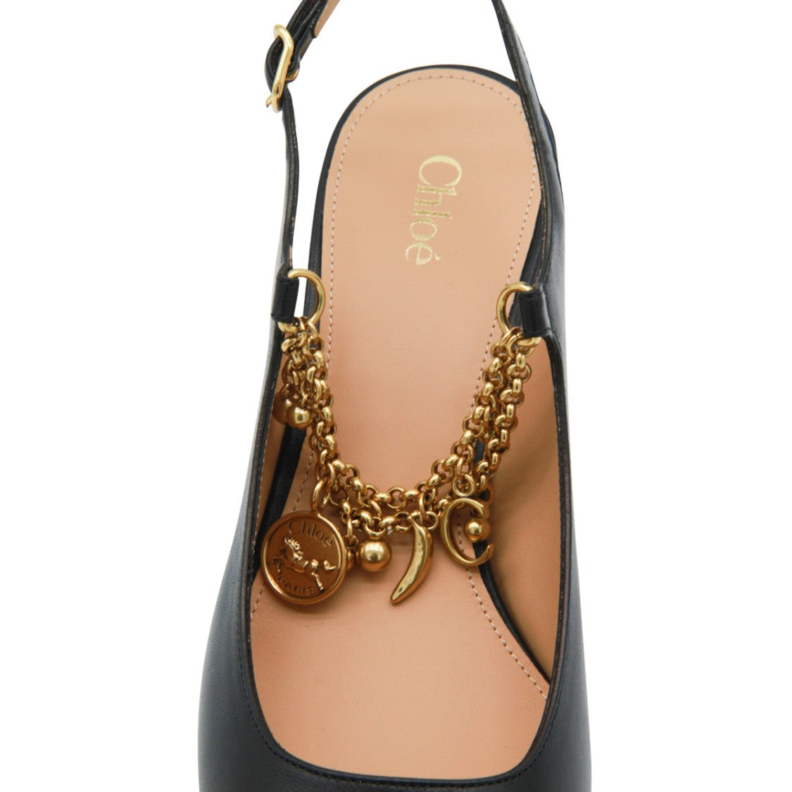 Chloé Black Leather Pumps
