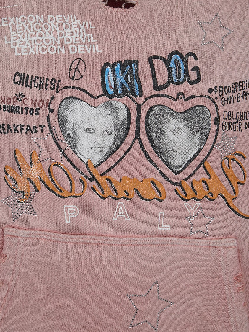 Paly Cropped Oki Dog Hoodie