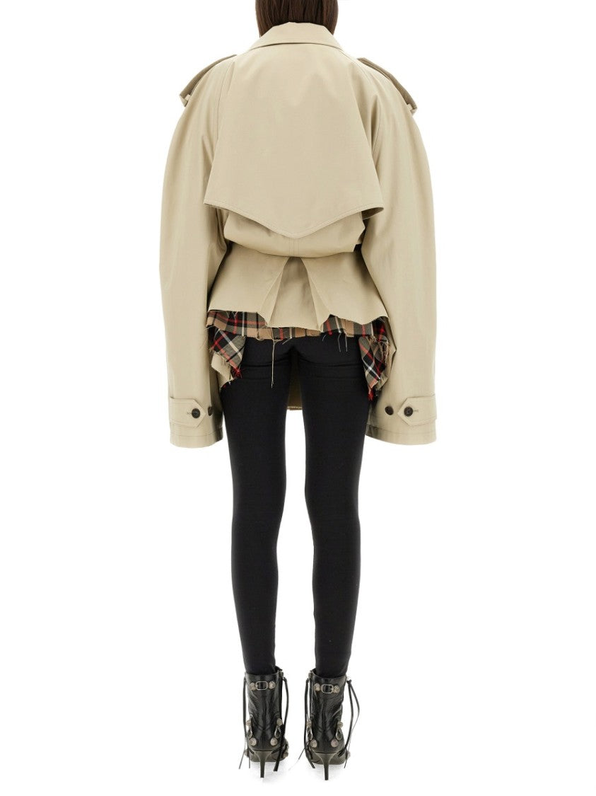 Balenciaga Cropped Trench Coat