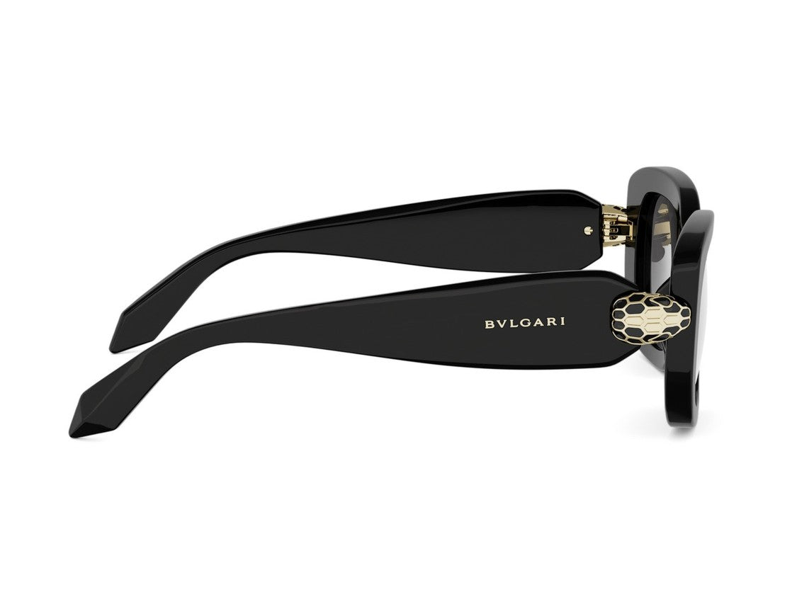 Bulgari Bv40087i Oversized Gold Snakehead Square Sunglasses