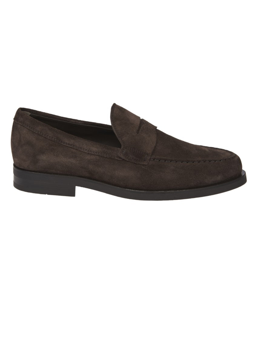Tod's Brown Suede Moccasin
