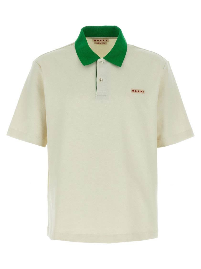 Marni Logo Patch Polo Shirt