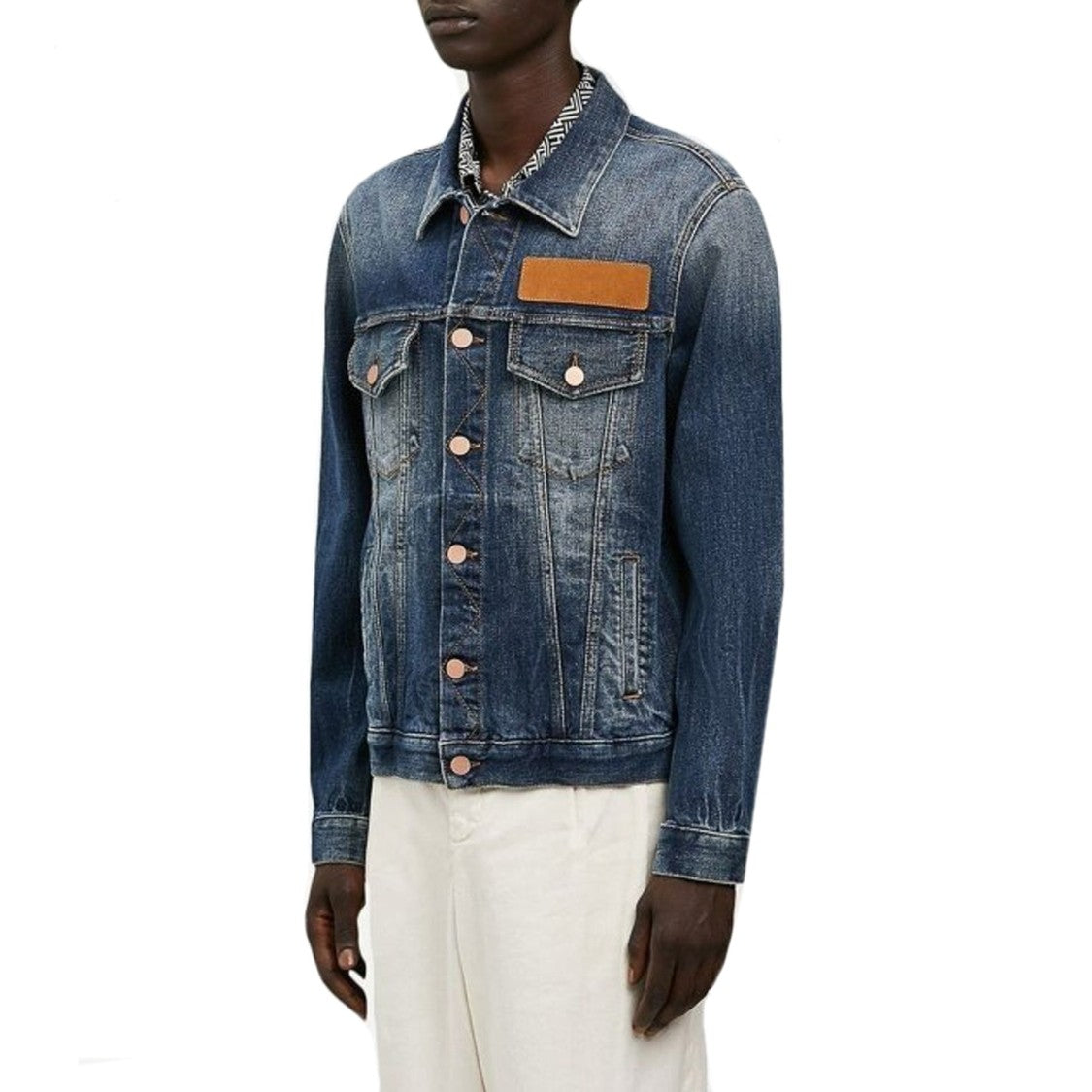 Palm Angels Blue Denim Jacket
