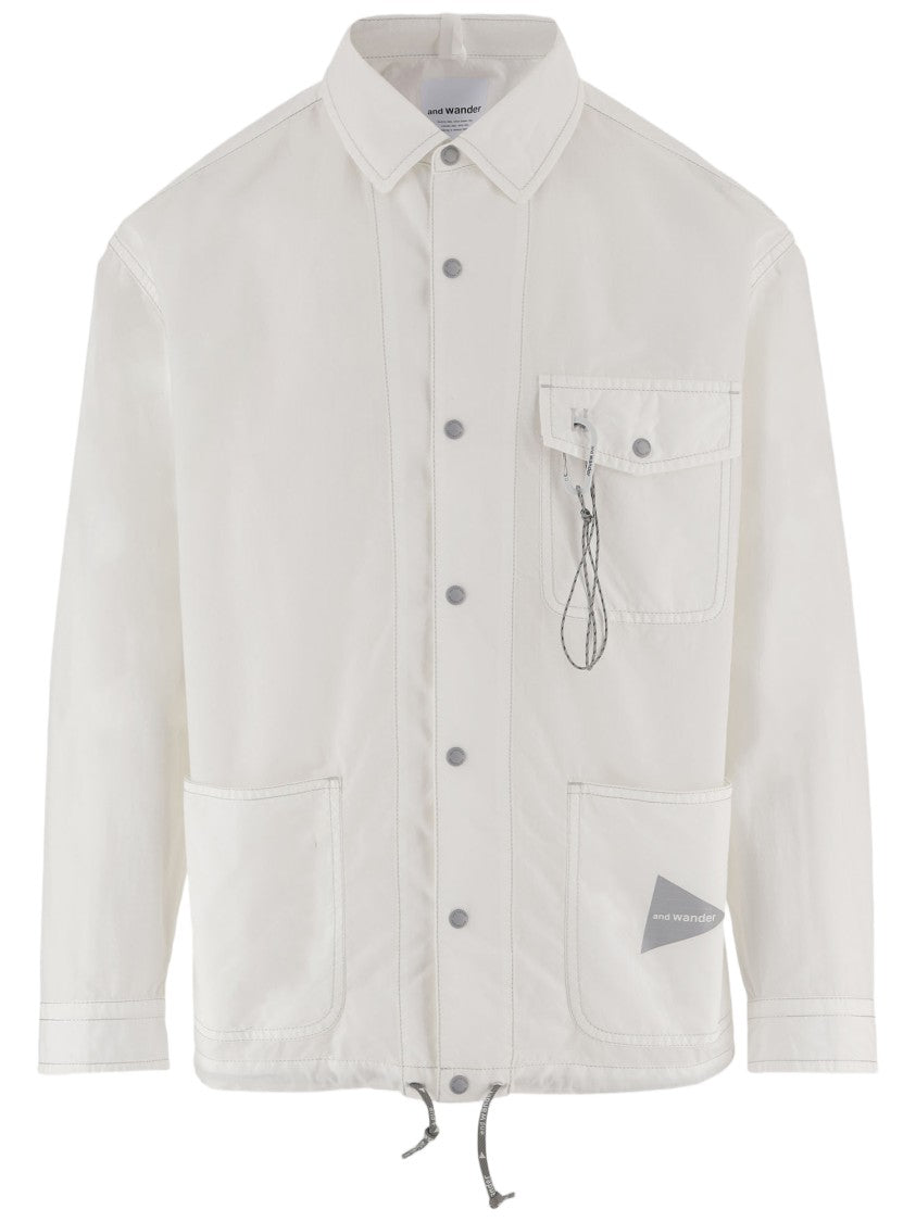 And Wander Cotton-Blend Jacket And Adjustable Hem