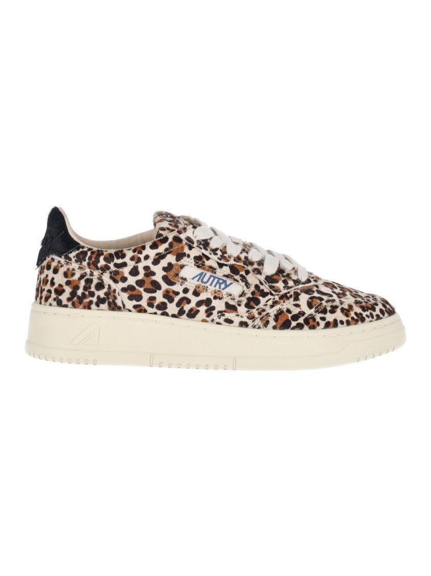 Autry Animalier Leather Medalist Sneakers