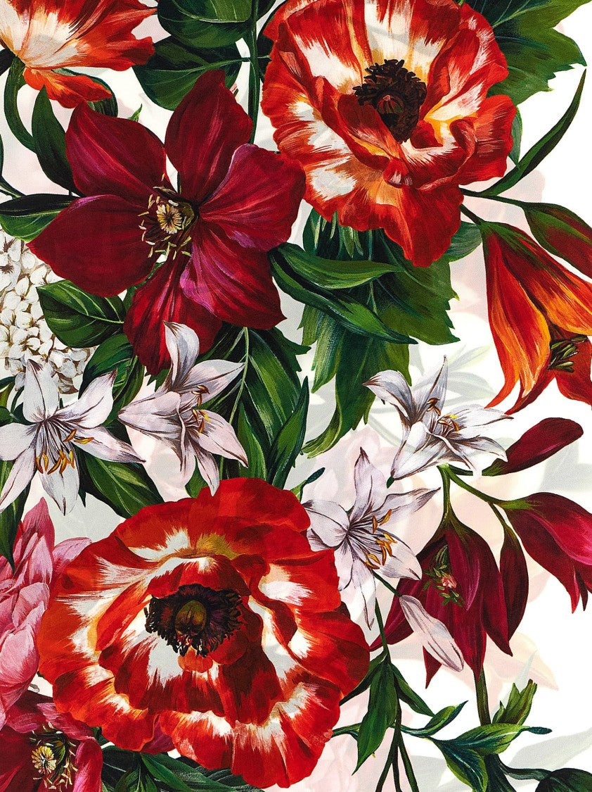 Dolce & Gabbana Floral Print Scarf