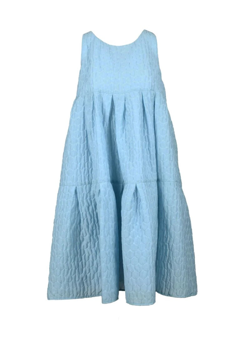 Unique Edition Gauzed Dress - Light Blue