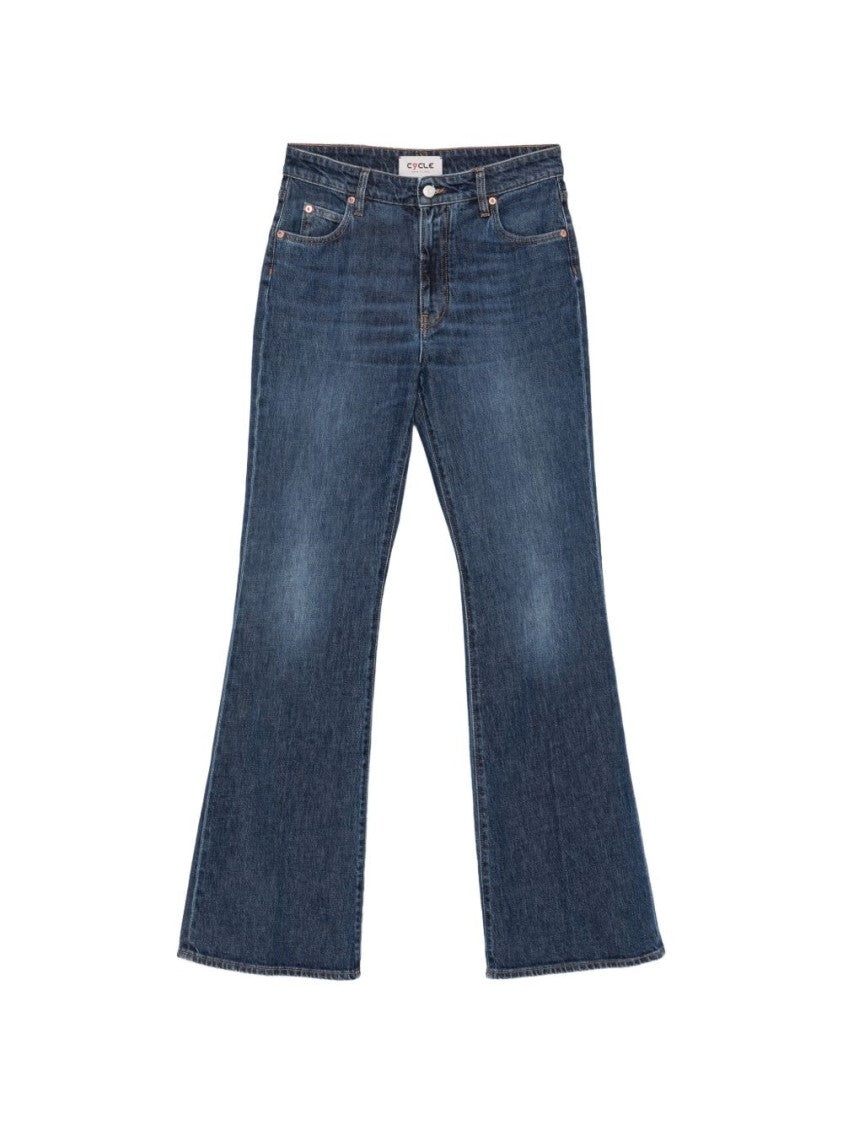 Cycle Classic Five-Pocket Flared-Leg Jeans