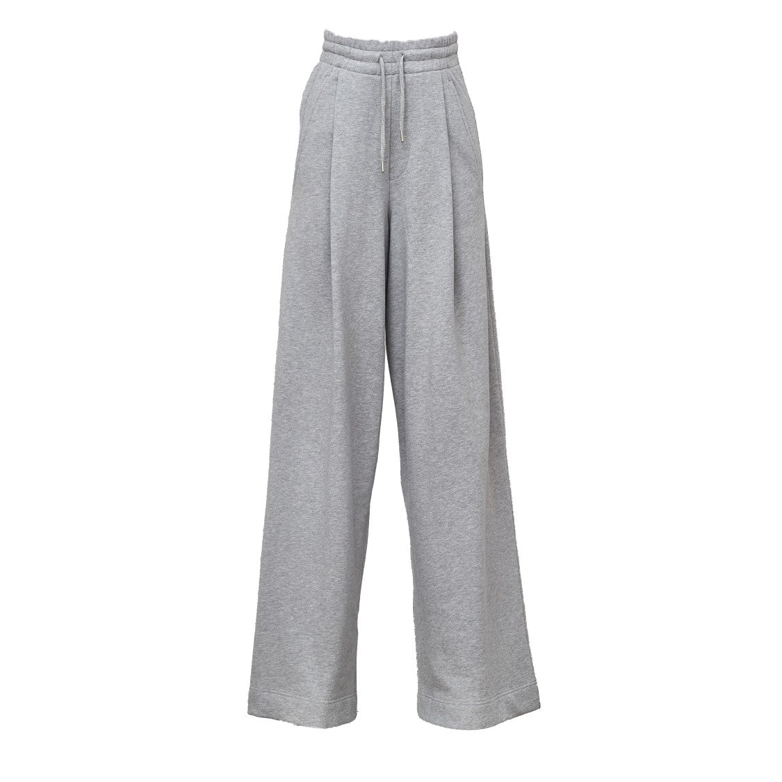 Dries Van Noten Soft Wide-Leg Pants With Mid-Rise Waist And Elasticized Band