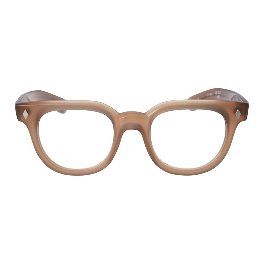 Kador Orbit Rounded Square Frame Eyeglasses With Diamond Accents