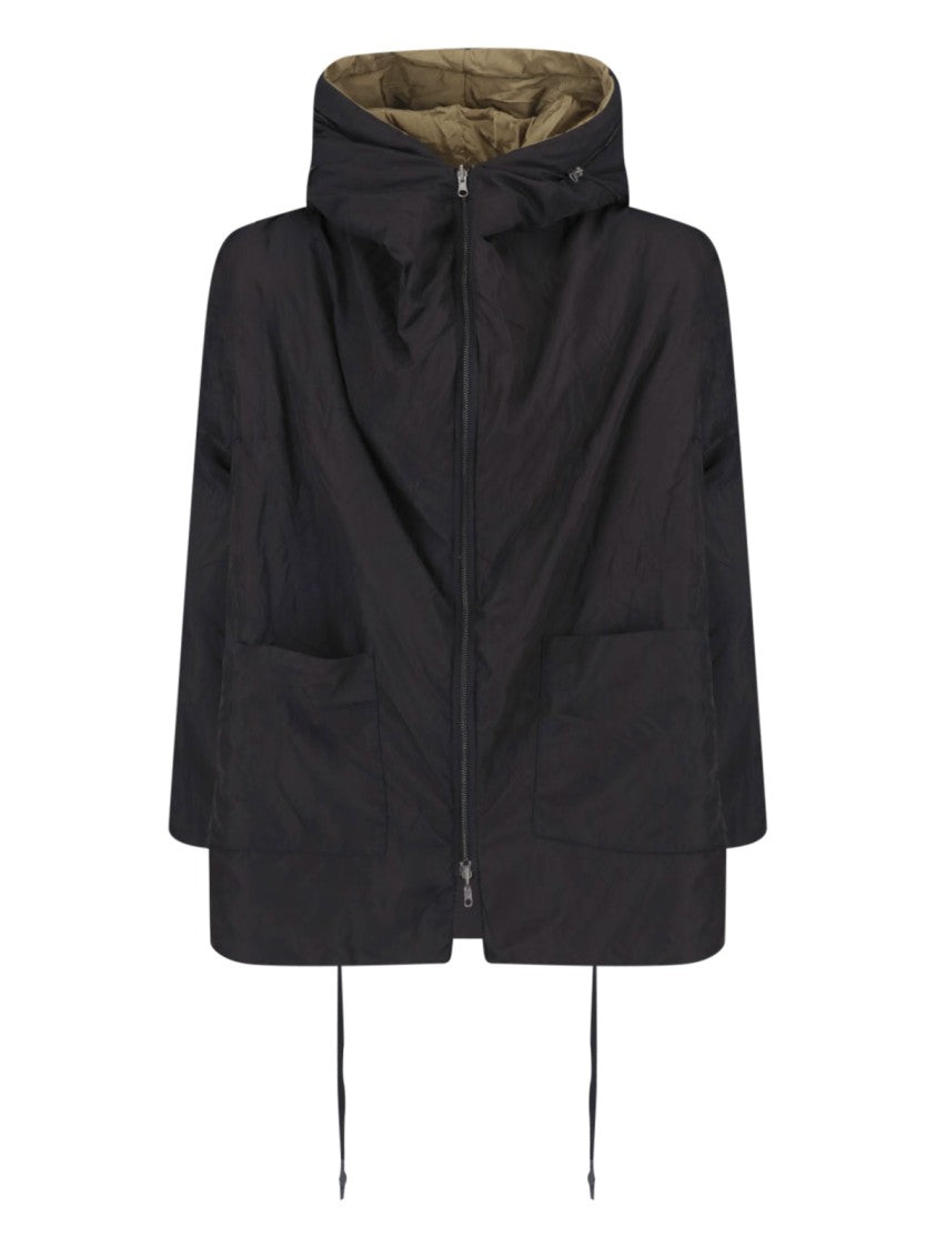 Kimono Rain Olive Green Kimo No-Rain Reversible Waterproof Jacket