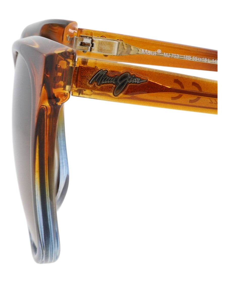 Maui Jim Square-Frame Injected Sunglasses