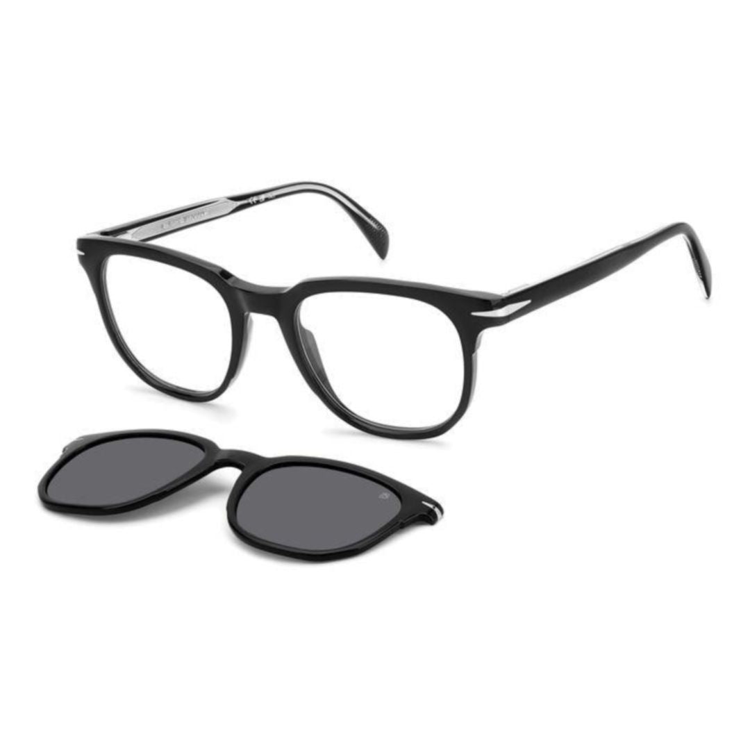 David Beckham Db 7120/Cs Black Acetate Rectangular Eyeglasses