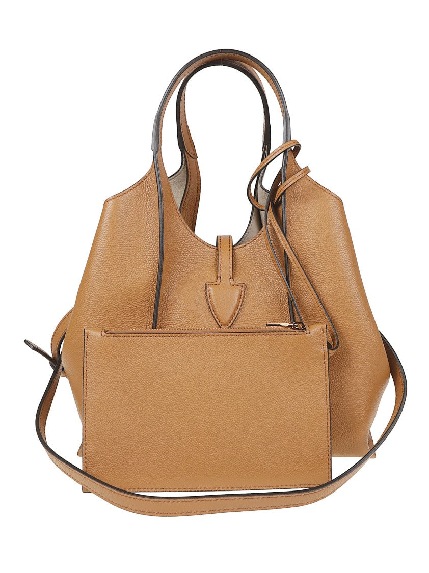 Tod's Mini Tbs Brown Leather Tote Bag