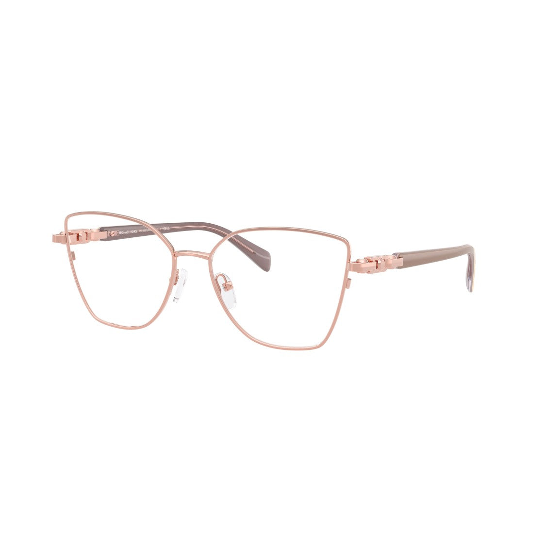 Michael Kors 0Mk3090 Slightly Oversized Geometric Eyeglasses With Adjustable Nose Pads
