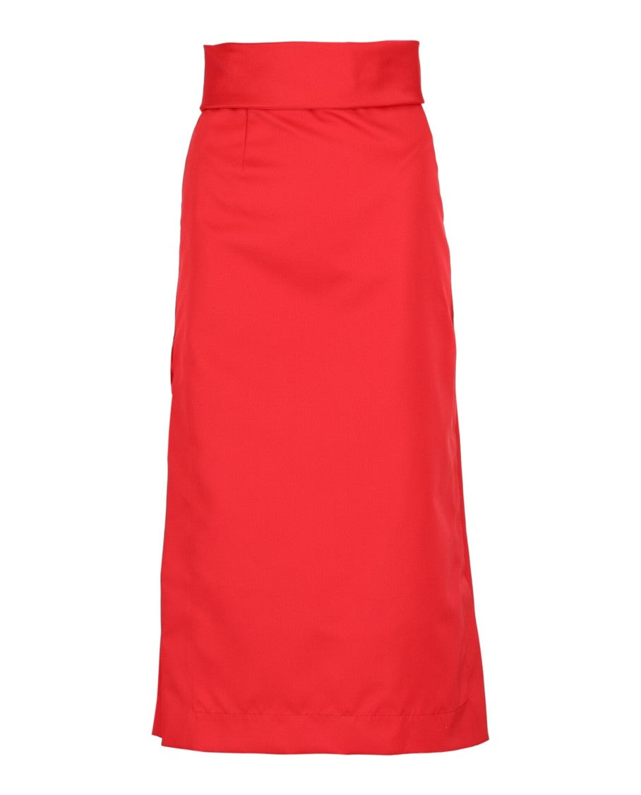 Ferragamo Side Slit Pencil Skirt
