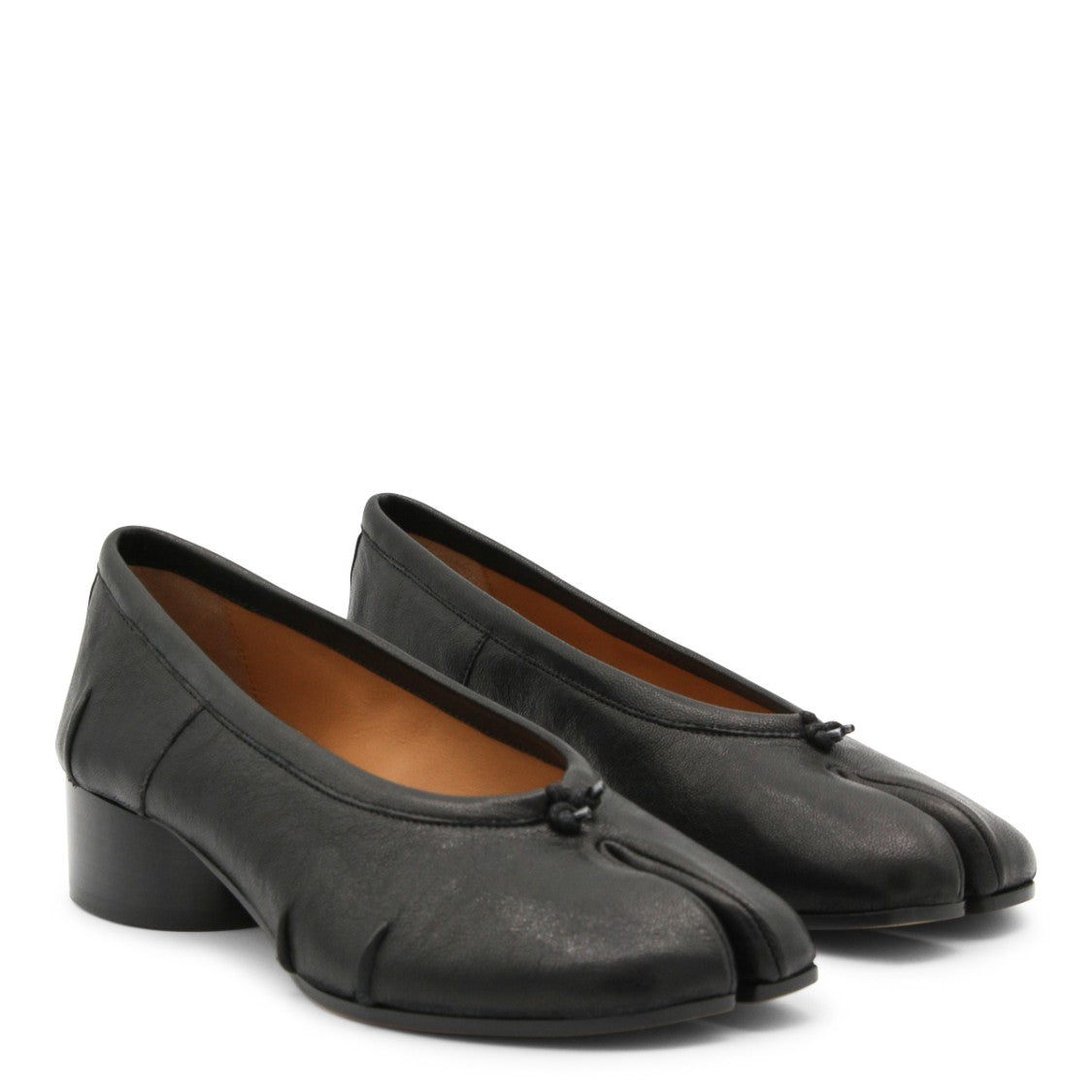 Maison Margiela Black Leather Pumps