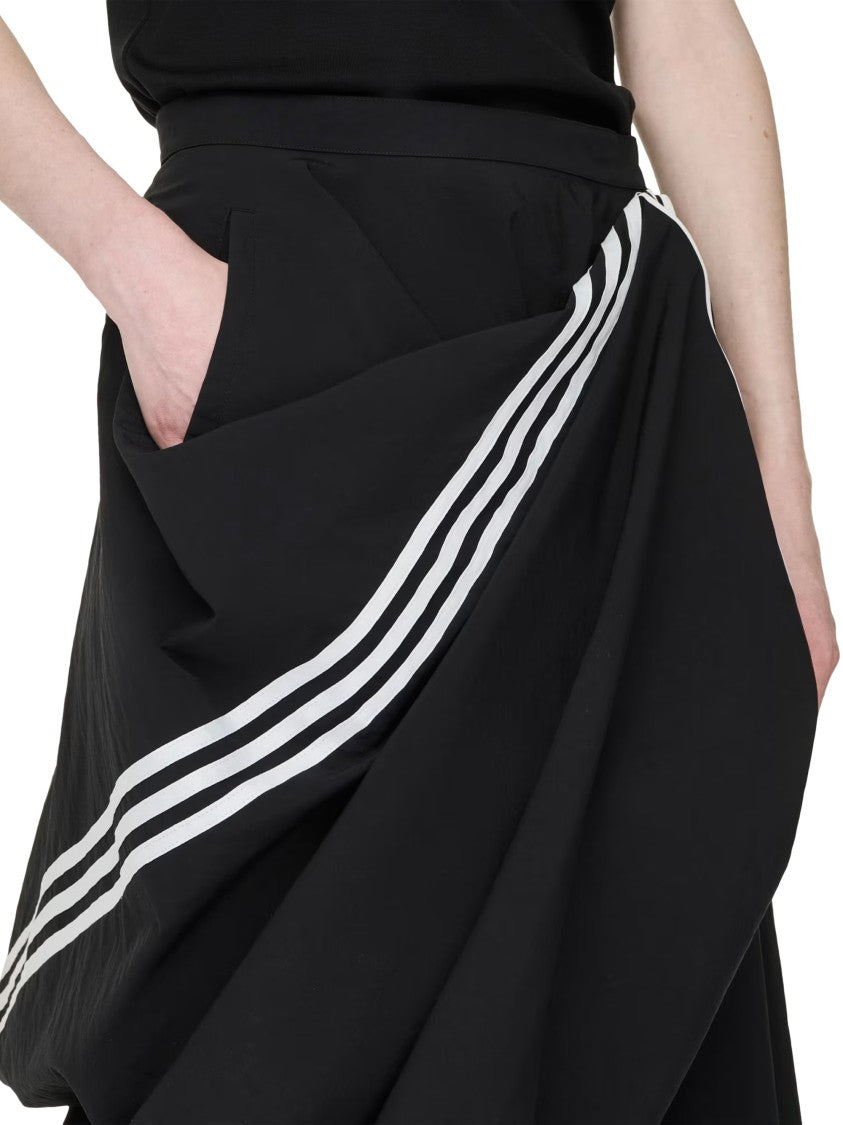 Y-3 Asymmetrical Draped Skirt