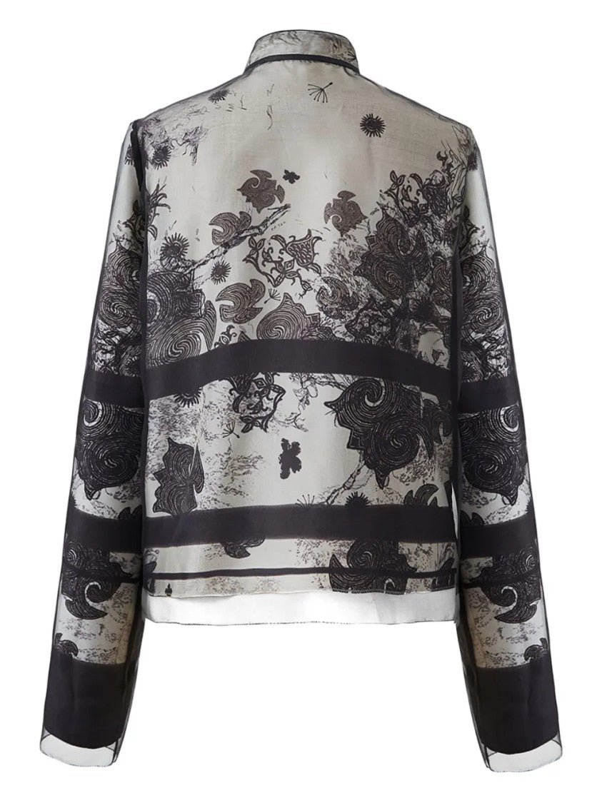 Hui Milano Tailored Neutrals Jacket With Structured Fit