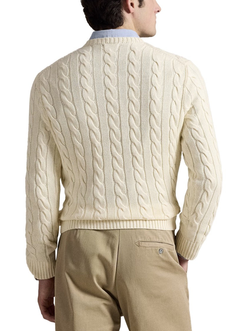 Polo Ralph Lauren Textured Cable Knit Pullover Sweater