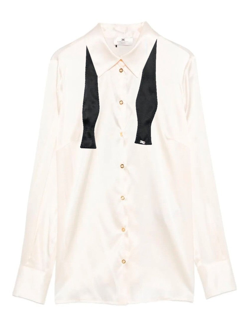 Elisabetta Franchi Satin Finish Shirt