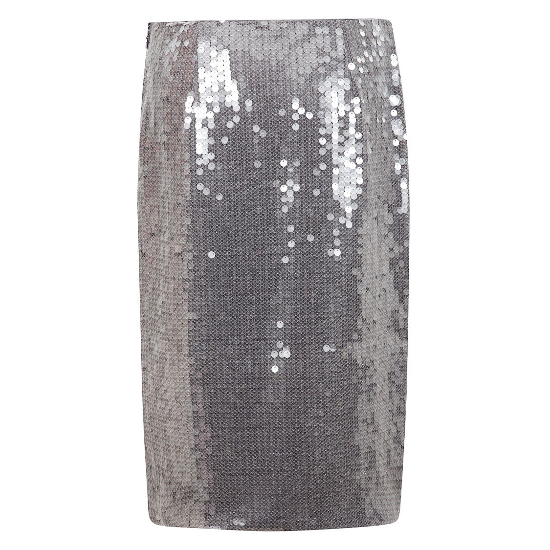 Rotate Grey Sequined Midi Skirt