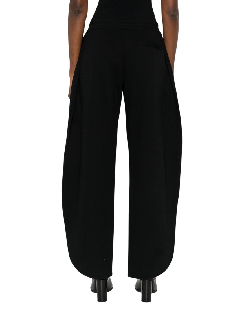 Alaïa Barrel-Leg Sculptural Sweatpants