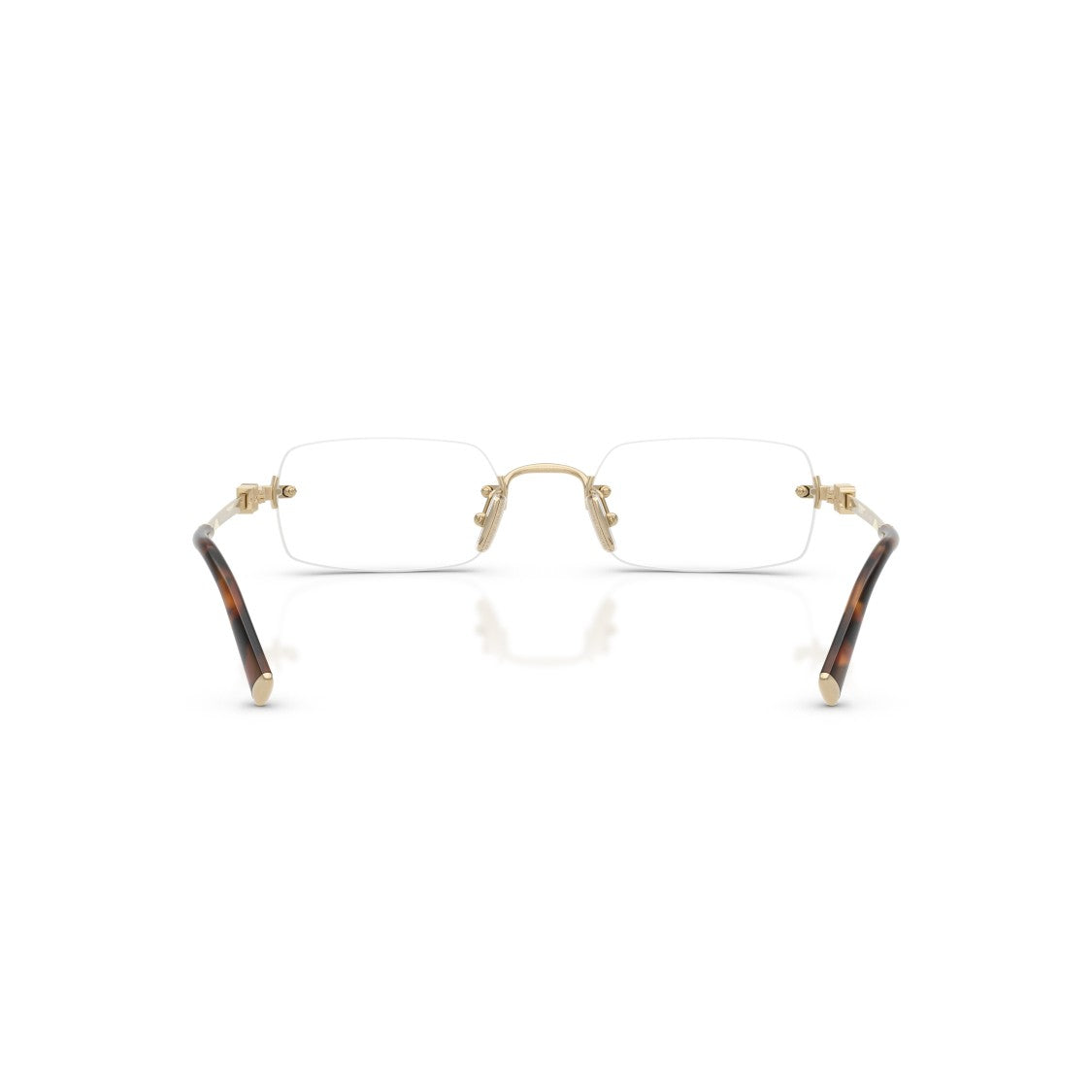 Miu Miu 0Mu 50Yv Rimless Rectangular Eyeglasses