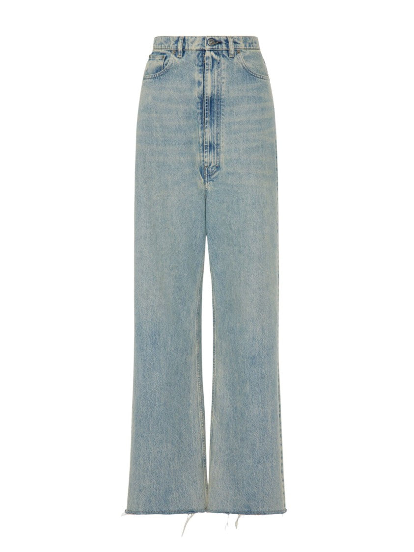 Maison Margiela Light Blue Four Stitches Denim Jeans