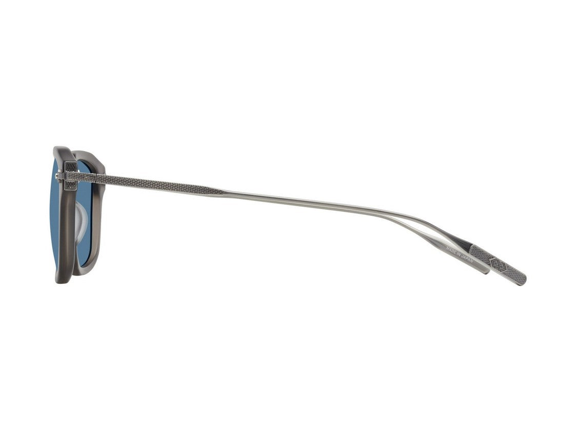 Barton Perreira Blue Bp40097i Matte Bold Square Lenses Sunglasses