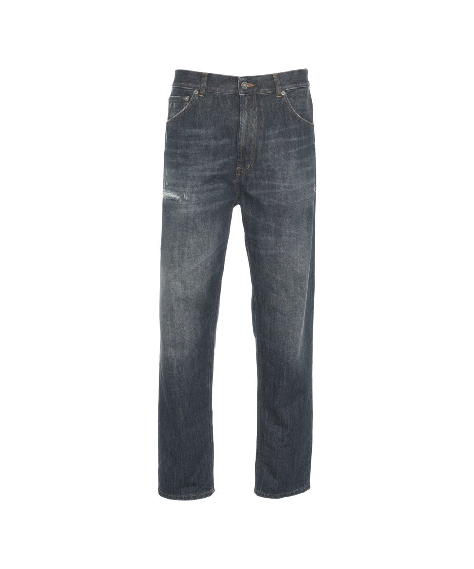 Dondup Straight-Leg Jeans With Classic Five-Pocket Design