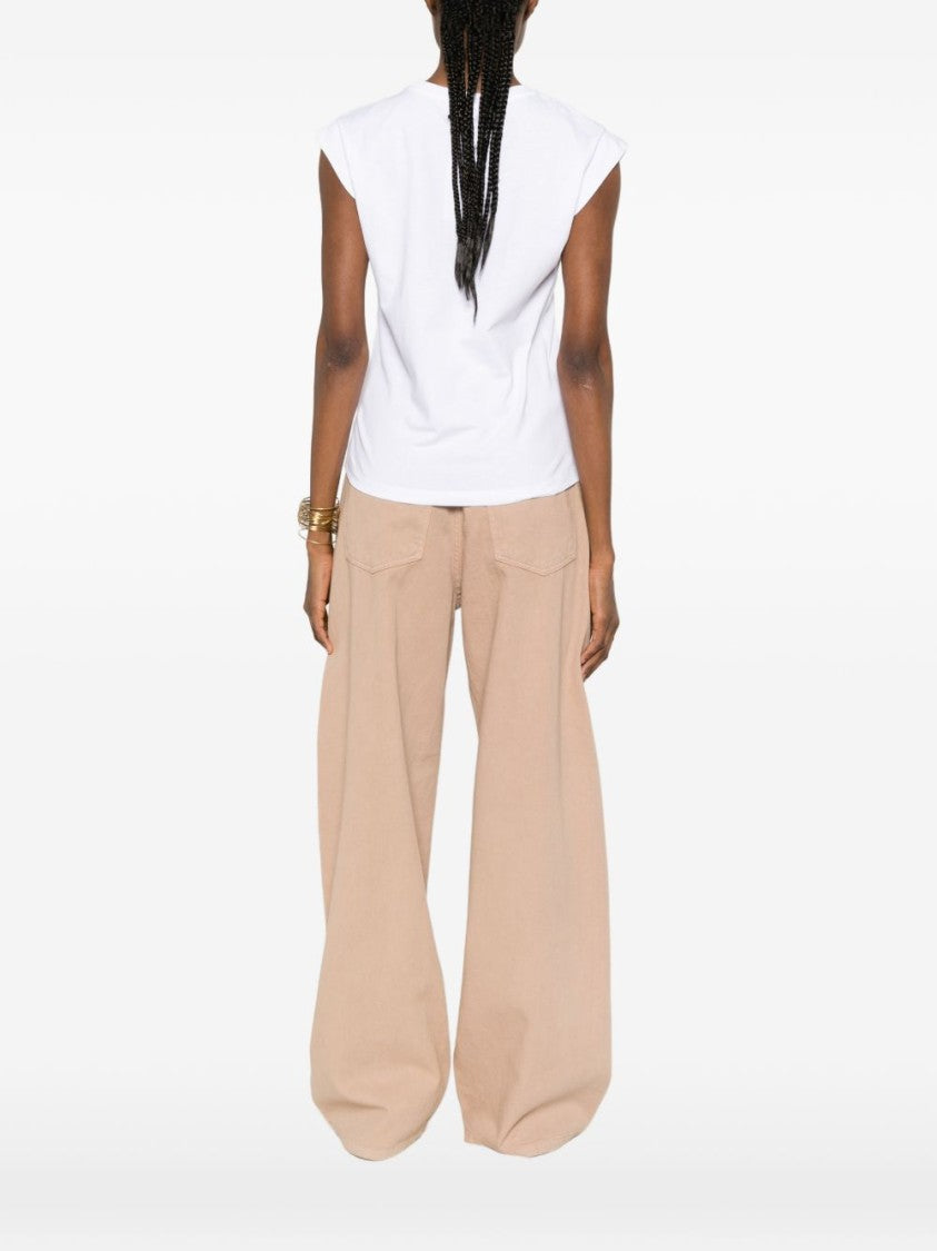 Twin-Set Optical White Relaxed Fit T-Shirt