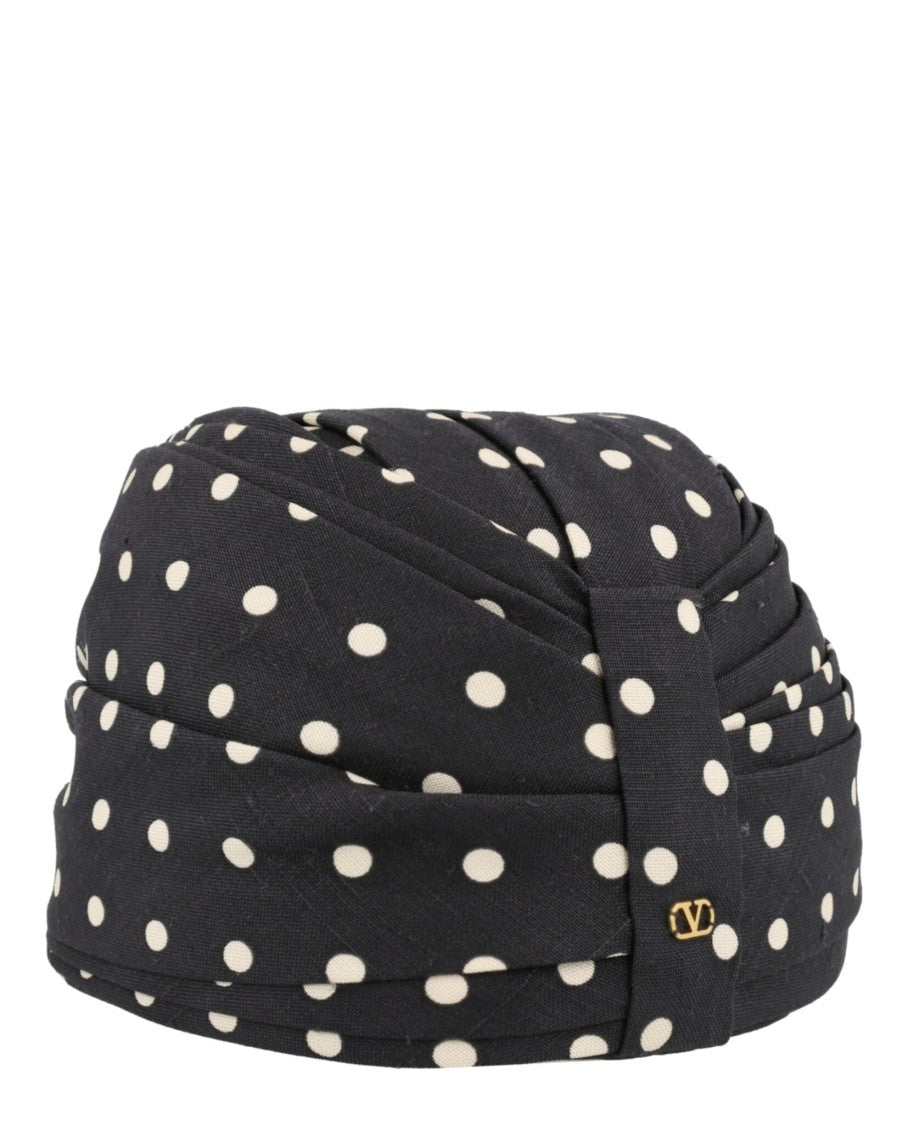 Valentino Polka Dot Print Turban